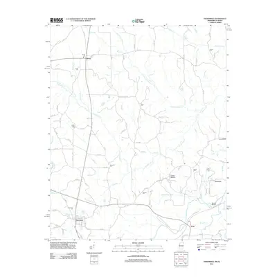 2012 Map of Tishomingo, 2012 Print