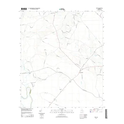 2014 Map of Tison, 2014 Print