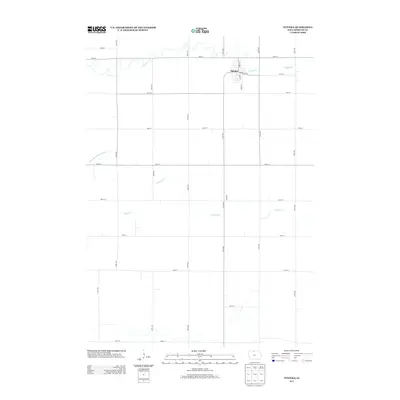 2013 Map of Titonka, 2013 Print