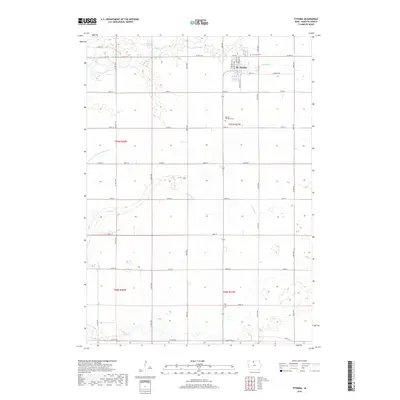 2018 Map of Titonka, 2018 Print