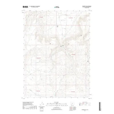 2017 Map of Titsworth Gap, 2017 Print