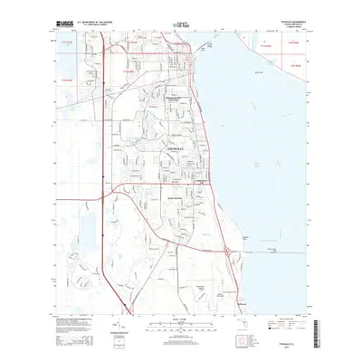2015 Map of Titusville, 2015 Print