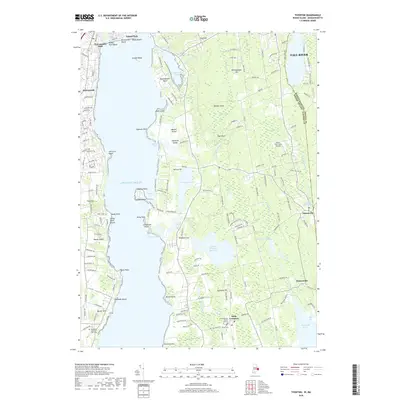 2018 Map of Tiverton, 2018 Print