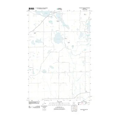 2010 Map of Toad Mountain, 2010 Print
