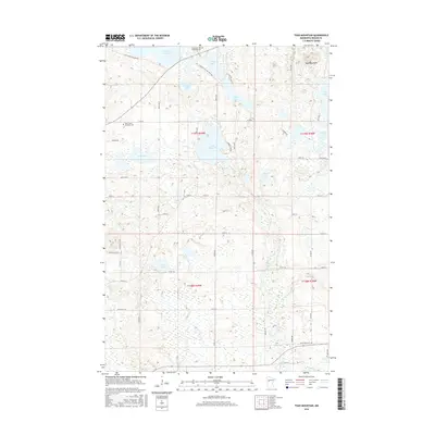 2016 Map of Toad Mountain, 2016 Print