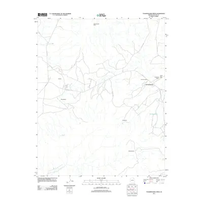 2011 Map of Toadindaaska Mesa, 2011 Print