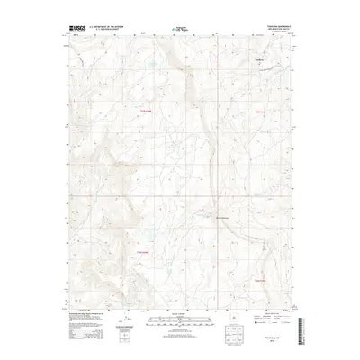 2013 Map of Toadlena, 2013 Print
