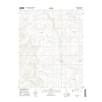 2017 Map of Toadlena, 2017 Print