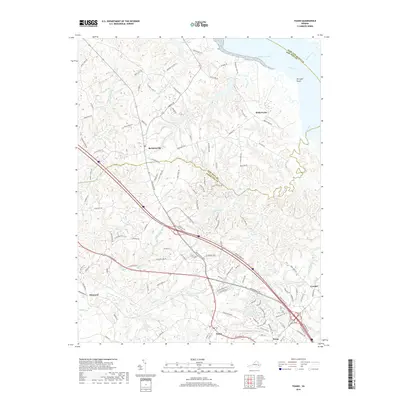 2019 Map of Toano, 2019 Print