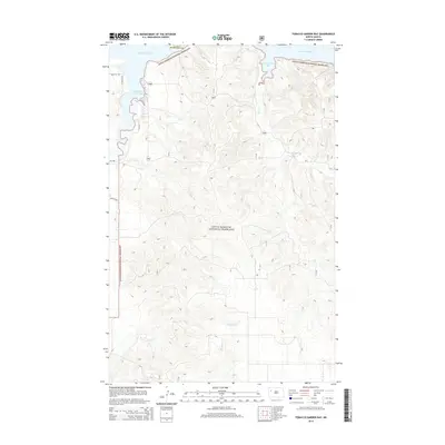 2014 Map of Tobacco Garden Bay, 2014 Print