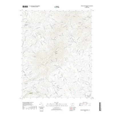 2019 Map of Tobacco Row Mountain, 2019 Print