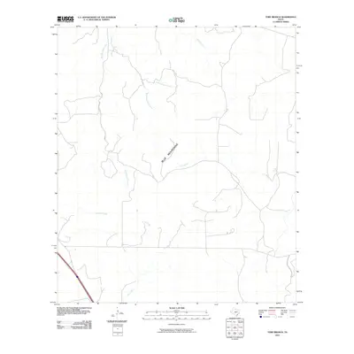 2010 Map of Tobe Branch, 2010 Print
