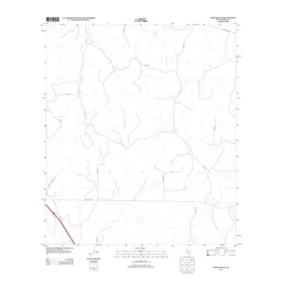 2012 Map of Tobe Branch, 2012 Print