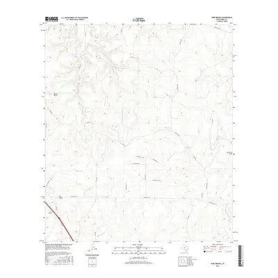 2016 Map of Tobe Branch, 2016 Print