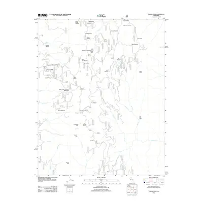 2012 Map of Tobias Peak, 2012 Print