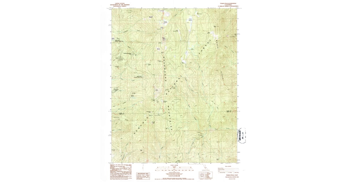 1980s Maps of Sugarloaf Mountain Park, CA | Pastmaps