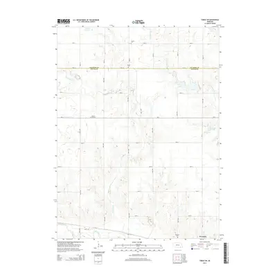 2014 Map of Tobias SW, 2014 Print