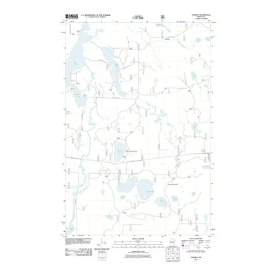2011 Map of Tobique, 2011 Print