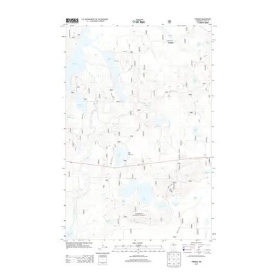 2013 Map of Tobique, 2013 Print