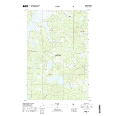 2019 Map of Tobique, 2019 Print