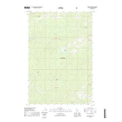 2020 Map of Toboggan Ridge, 2020 Print