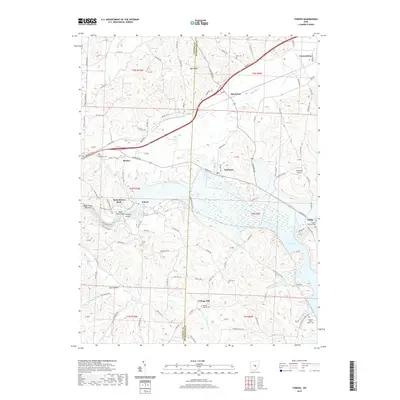 2019 Map of Toboso, 2019 Print