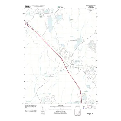 2010 Map of Tobyhanna, 2010 Print