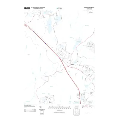 2013 Map of Tobyhanna, 2013 Print