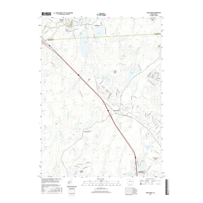 2016 Map of Tobyhanna, 2016 Print