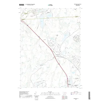 2019 Map of Tobyhanna, 2019 Print