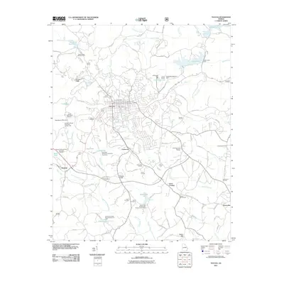 2011 Map of Toccoa, 2011 Print