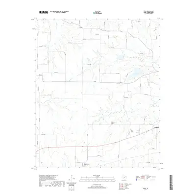 2019 Map of Toco, 2019 Print