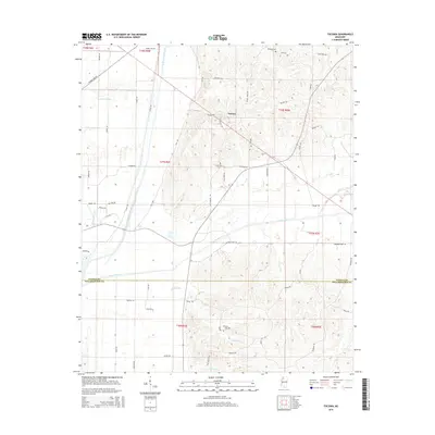 2015 Map of Tocowa, 2015 Print