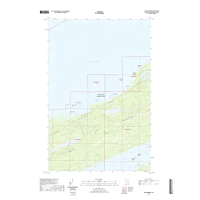 2019 Map of Todd Harbor, 2019 Print