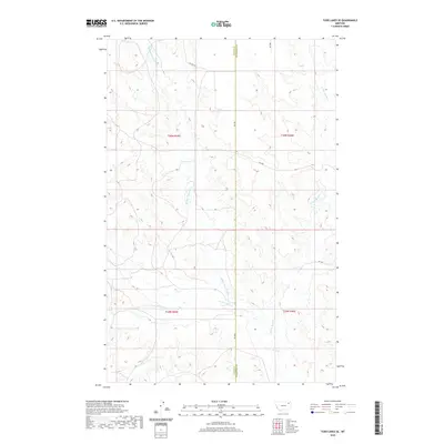 2020 Map of Todd Lakes SE, 2020 Print
