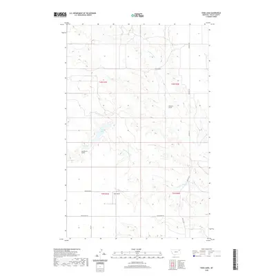 2020 Map of Todd Lakes, 2020 Print