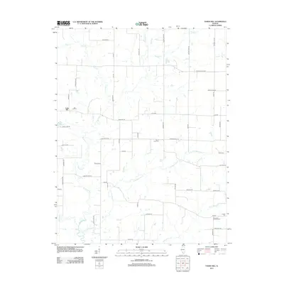 2012 Map of Todds Mill, 2012 Print