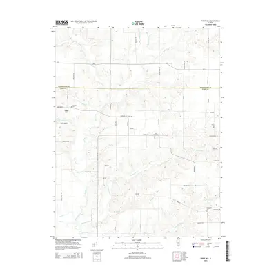 2015 Map of Todds Mill, 2015 Print