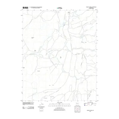 2010 Map of Todilto Park, 2010 Print