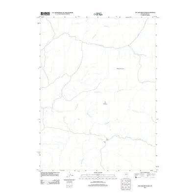 2012 Map of Toe Jam Mountain, 2012 Print