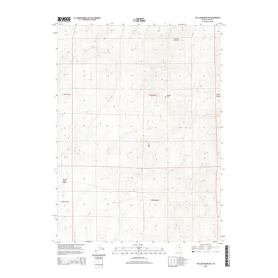 2014 Map of Toe Jam Mountain, 2014 Print