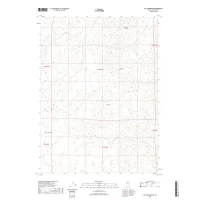 2018 Map of Toe Jam Mountain, 2018 Print