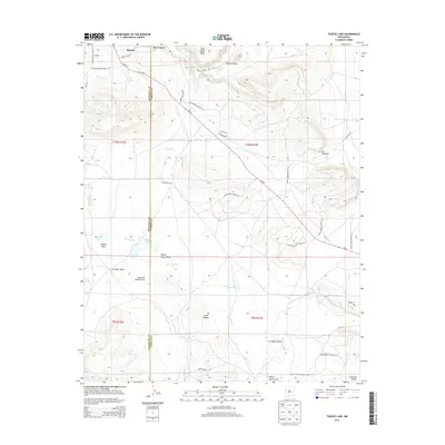 2013 Map of Togeye Lake, 2013 Print