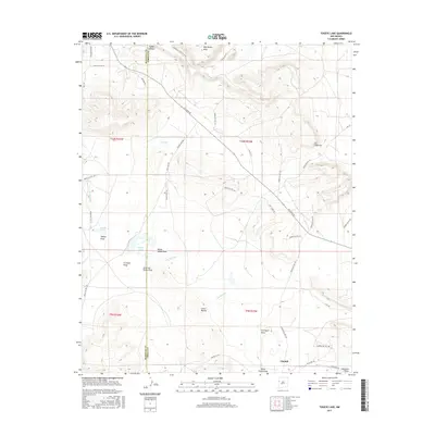 2017 Map of Togeye Lake, 2017 Print