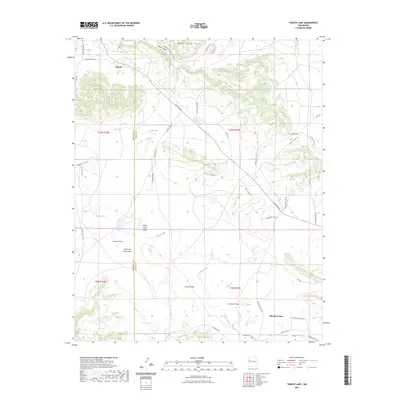 2023 Map of Togeye Lake, 2023 Print