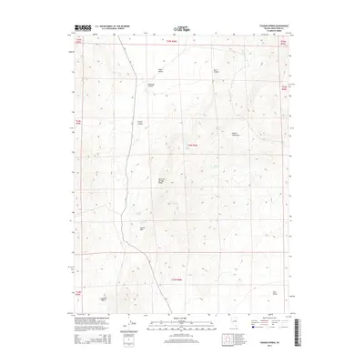 2014 Map of Tognini Spring, 2014 Print