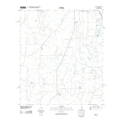 2010 Map of Togo, 2010 Print