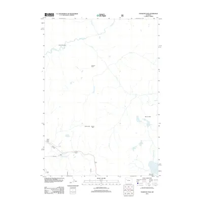 2012 Map of Togwotee Pass, 2012 Print