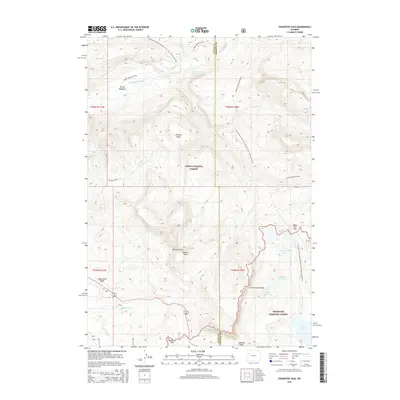 2015 Map of Togwotee Pass, 2015 Print