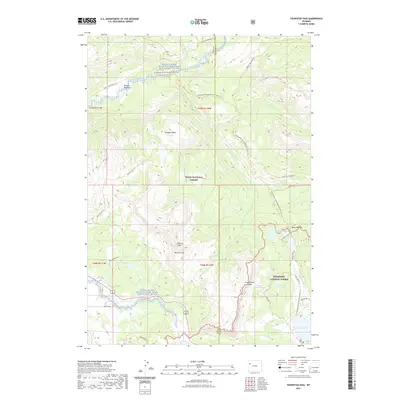 2021 Map of Togwotee Pass, 2021 Print